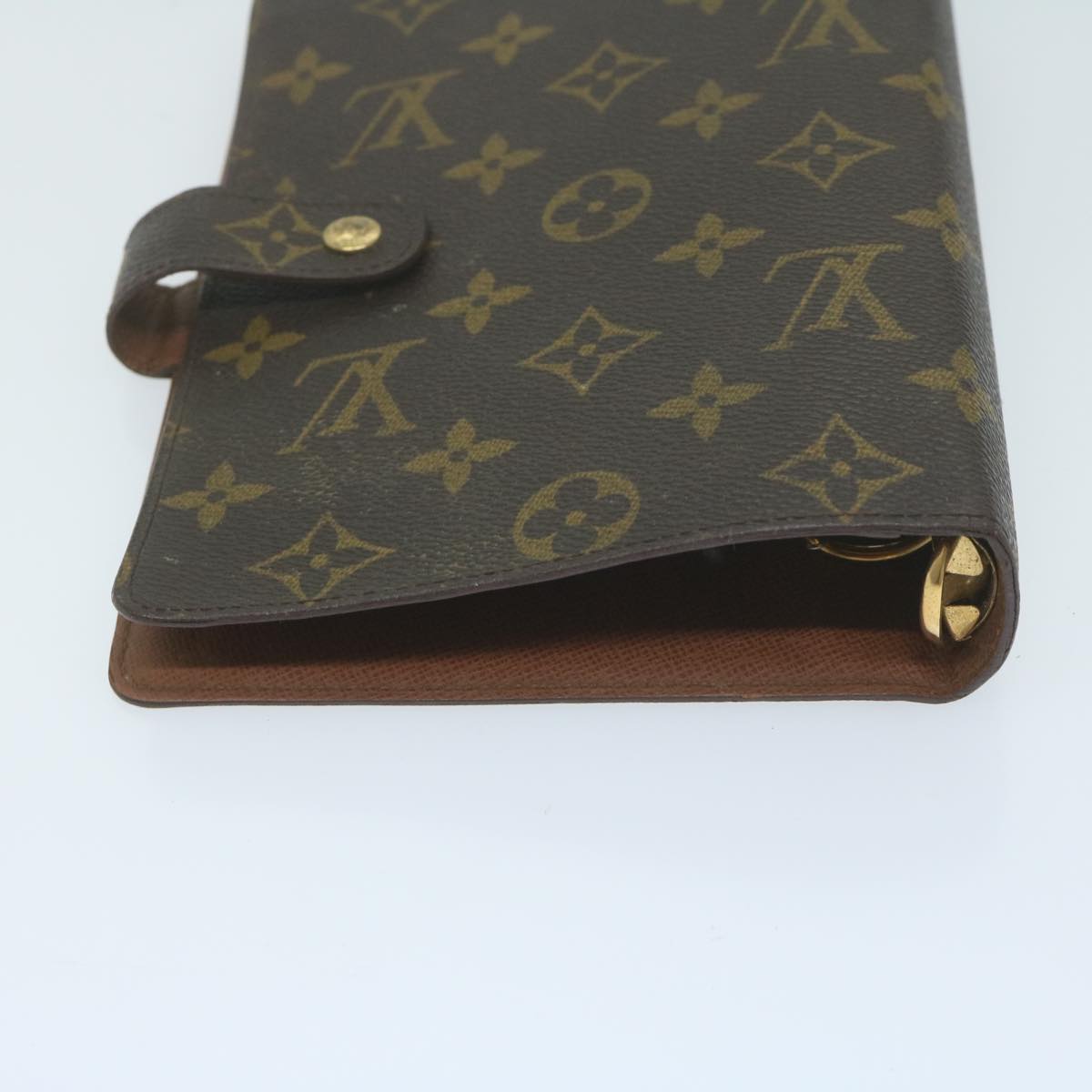 LOUIS VUITTON Monogram Agenda MM Day Planner Cover R20105 LV Auth 63146