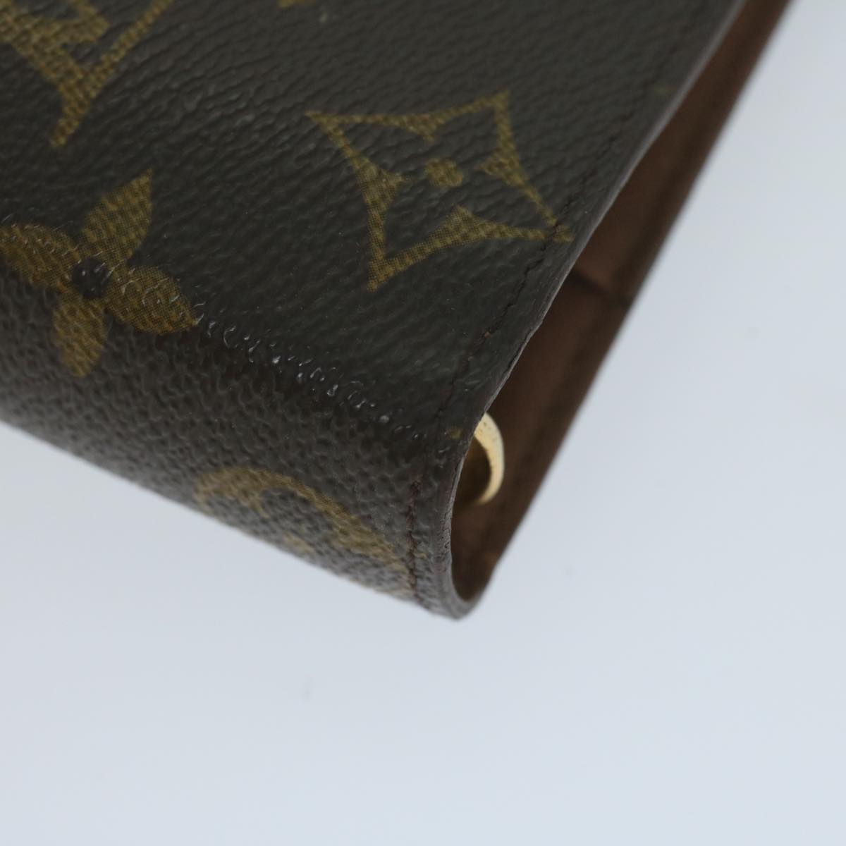 LOUIS VUITTON Monogram Agenda MM Day Planner Cover R20105 LV Auth 63146