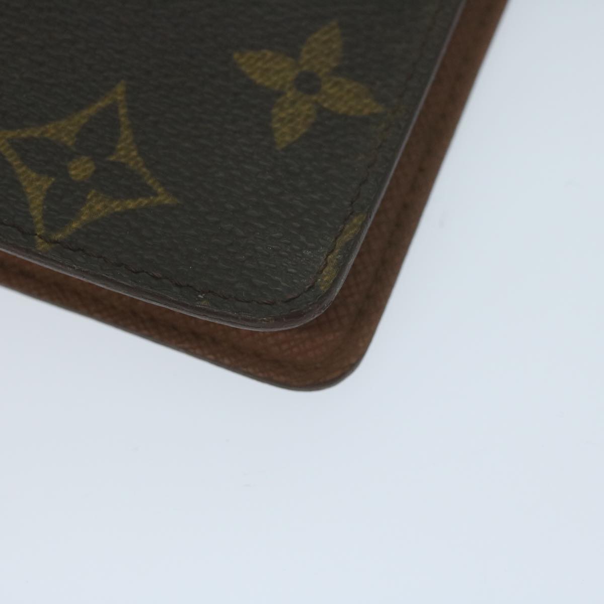 LOUIS VUITTON Monogram Agenda MM Day Planner Cover R20105 LV Auth 63146