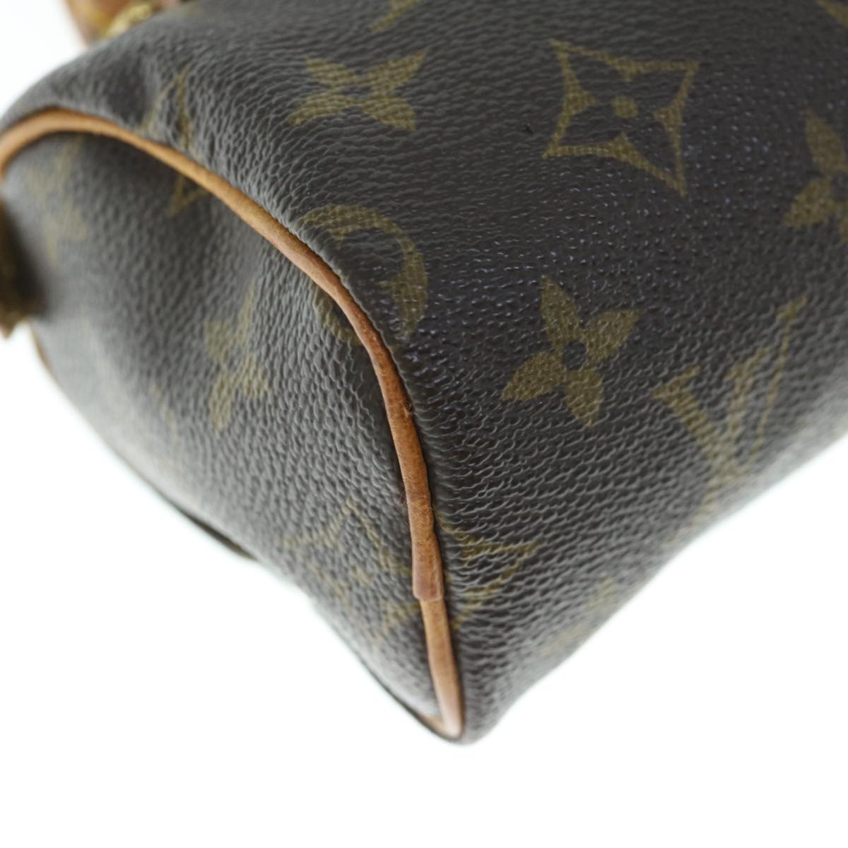 LOUIS VUITTON Monogram Mini Speedy Hand Bag M41534 LV Auth 63155