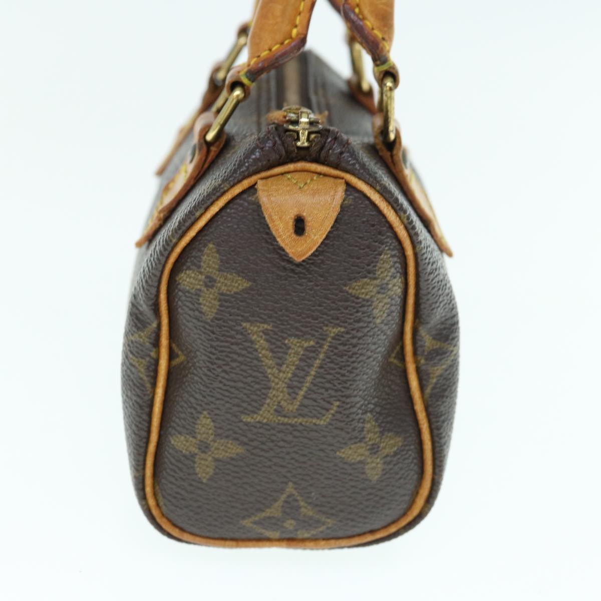 LOUIS VUITTON Monogram Mini Speedy Hand Bag M41534 LV Auth 63155