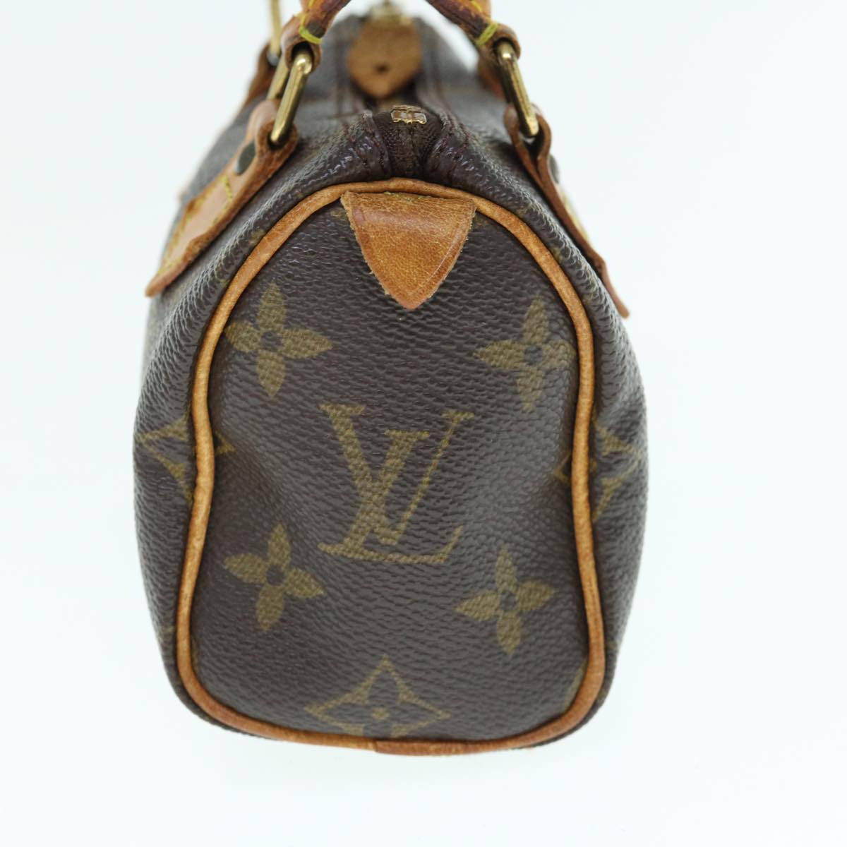 LOUIS VUITTON Monogram Mini Speedy Hand Bag M41534 LV Auth 63155