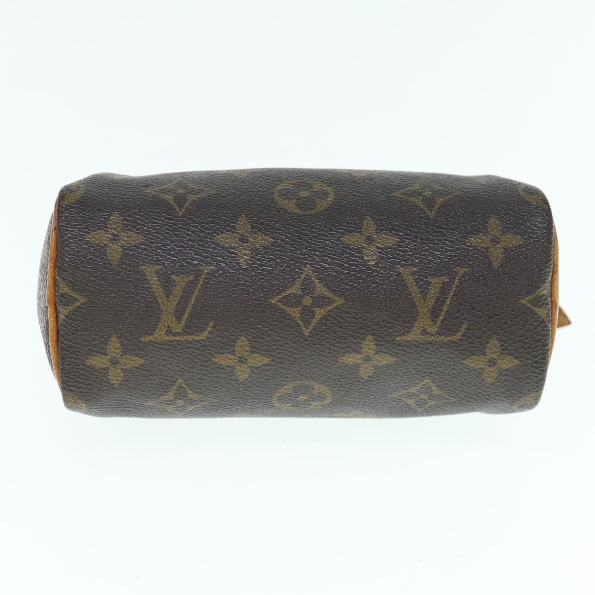 LOUIS VUITTON Monogram Mini Speedy Hand Bag M41534 LV Auth 63155