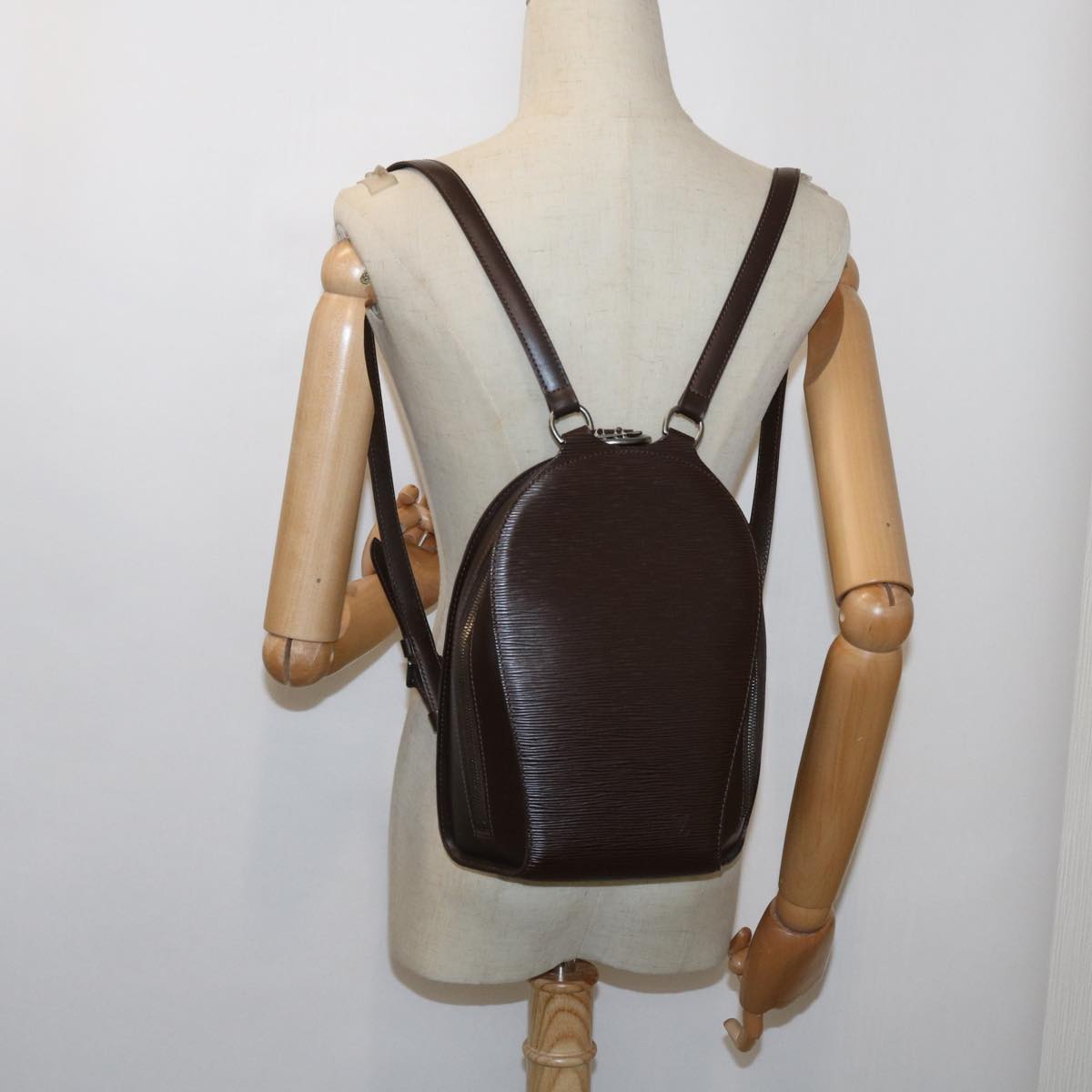 LOUIS VUITTON Epi Mabillon Backpack Mocha M5223D LV Auth 63168