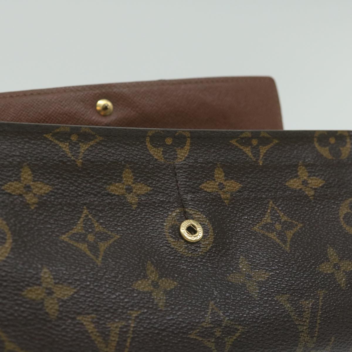 LOUIS VUITTON Monogram Portefeuille Sarah Long Wallet M60531 LV Auth 63172