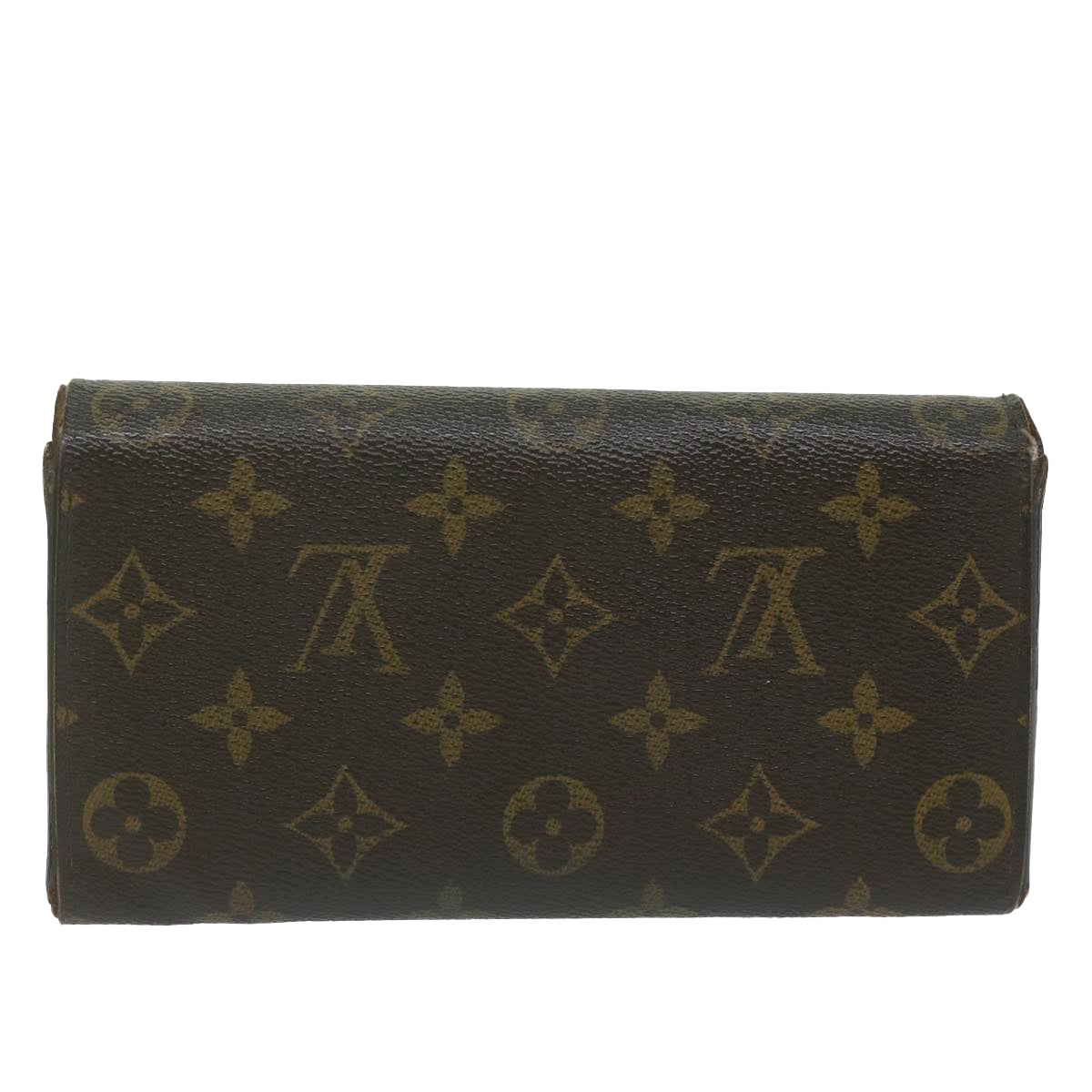 LOUIS VUITTON Monogram Portefeuille Sarah Long Wallet M60531 LV Auth 63172