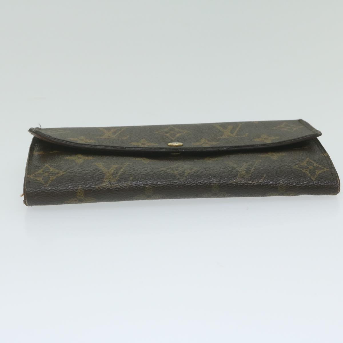 LOUIS VUITTON Monogram Portefeuille Sarah Long Wallet M60531 LV Auth 63172