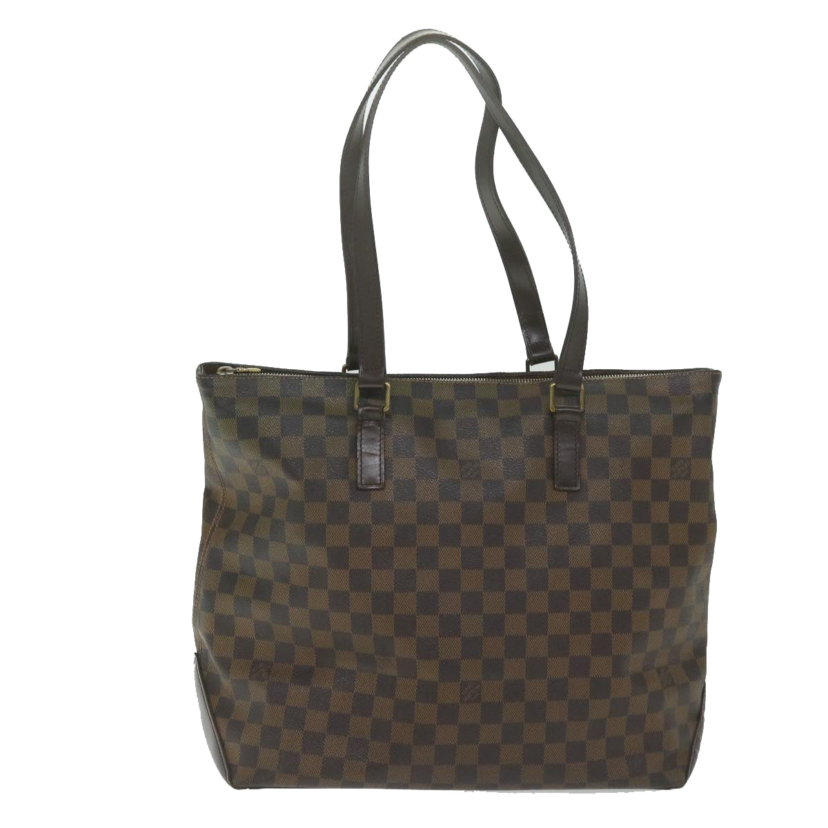 LOUIS VUITTON Damier Ebene Cabas Mezzo Tote Bag SPO LV Auth 63179