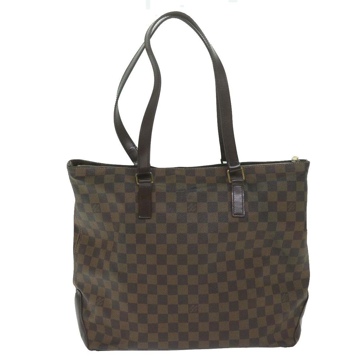 LOUIS VUITTON Damier Ebene Cabas Mezzo Tote Bag SPO LV Auth 63179