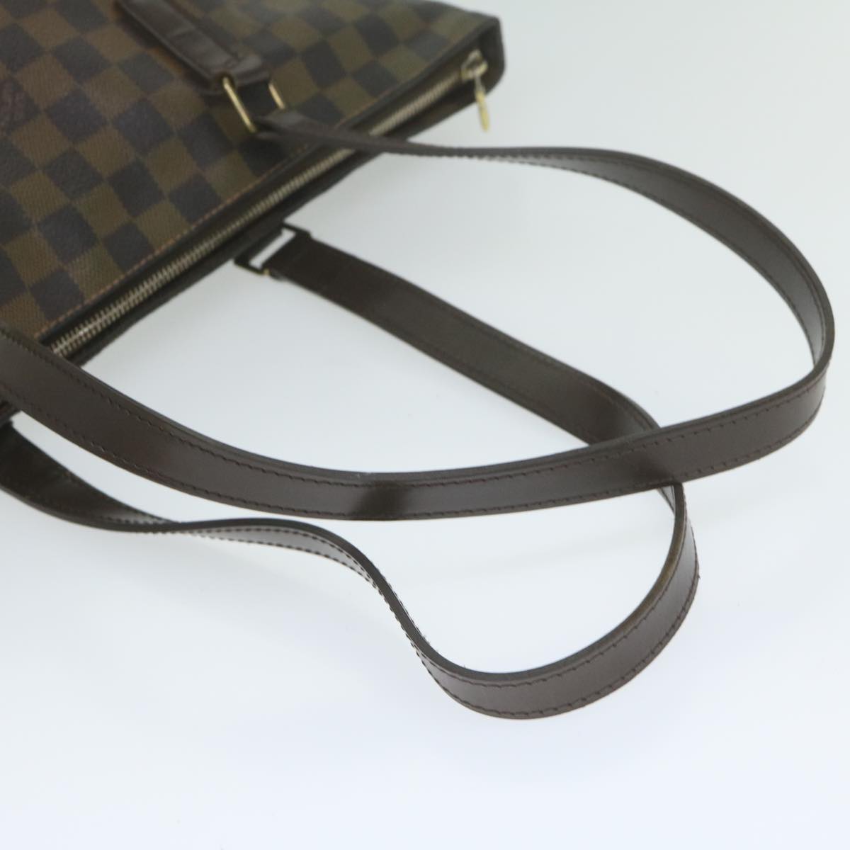 LOUIS VUITTON Damier Ebene Cabas Mezzo Tote Bag SPO LV Auth 63179