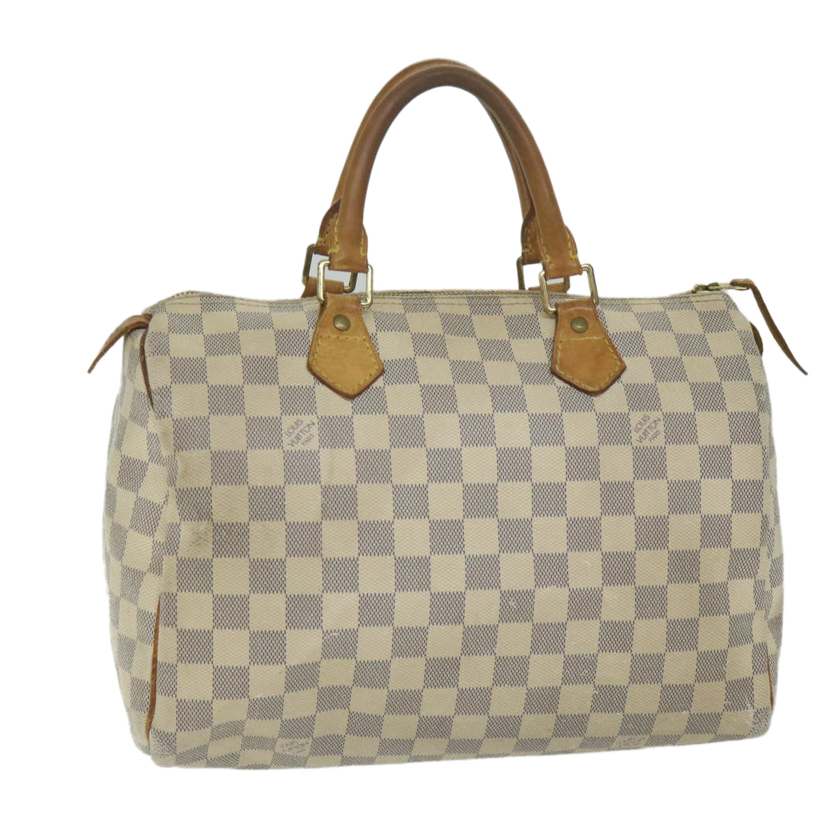 LOUIS VUITTON Damier Azur Speedy 30 Hand Bag N41533 LV Auth 63199