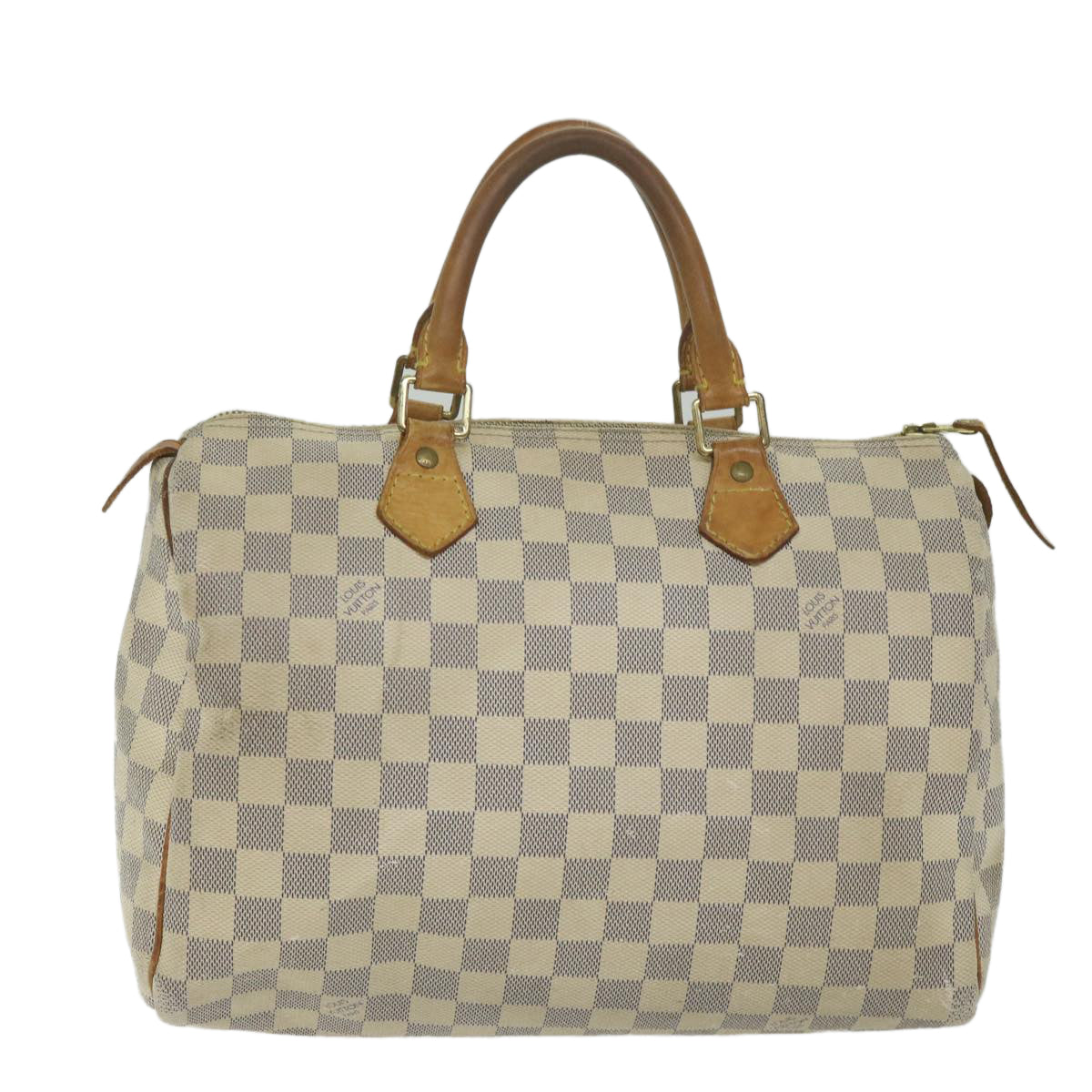 LOUIS VUITTON Damier Azur Speedy 30 Hand Bag N41533 LV Auth 63199