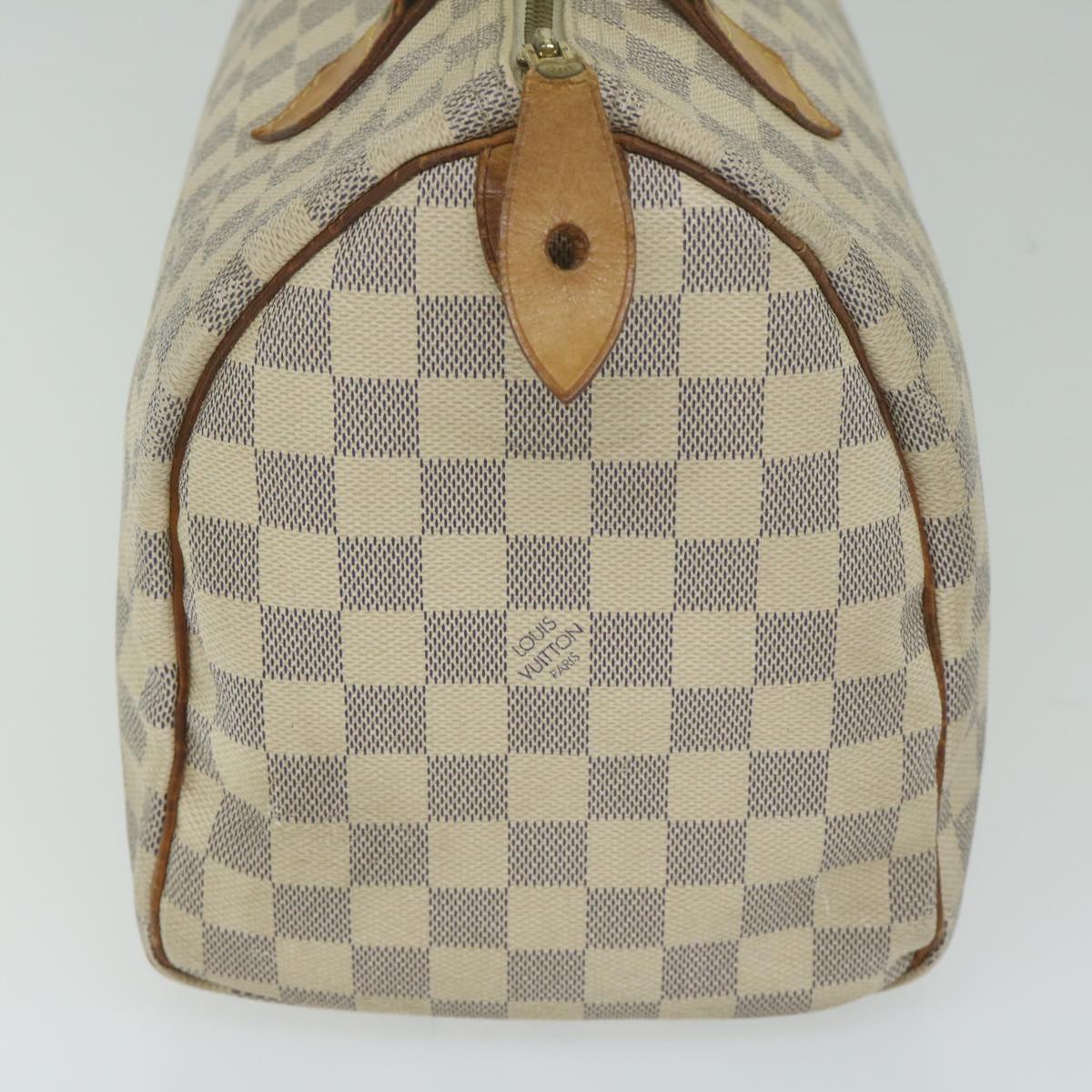 LOUIS VUITTON Damier Azur Speedy 30 Hand Bag N41533 LV Auth 63199