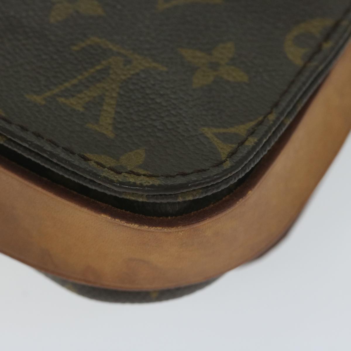 LOUIS VUITTON Monogram Cartouchiere PM Shoulder Bag M51254 LV Auth 63226