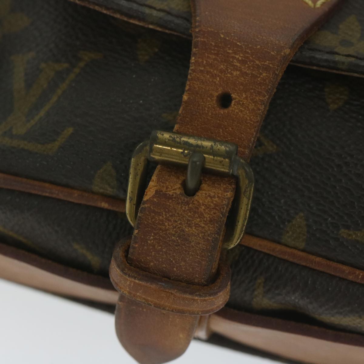 LOUIS VUITTON Monogram Cartouchiere PM Shoulder Bag M51254 LV Auth 63226