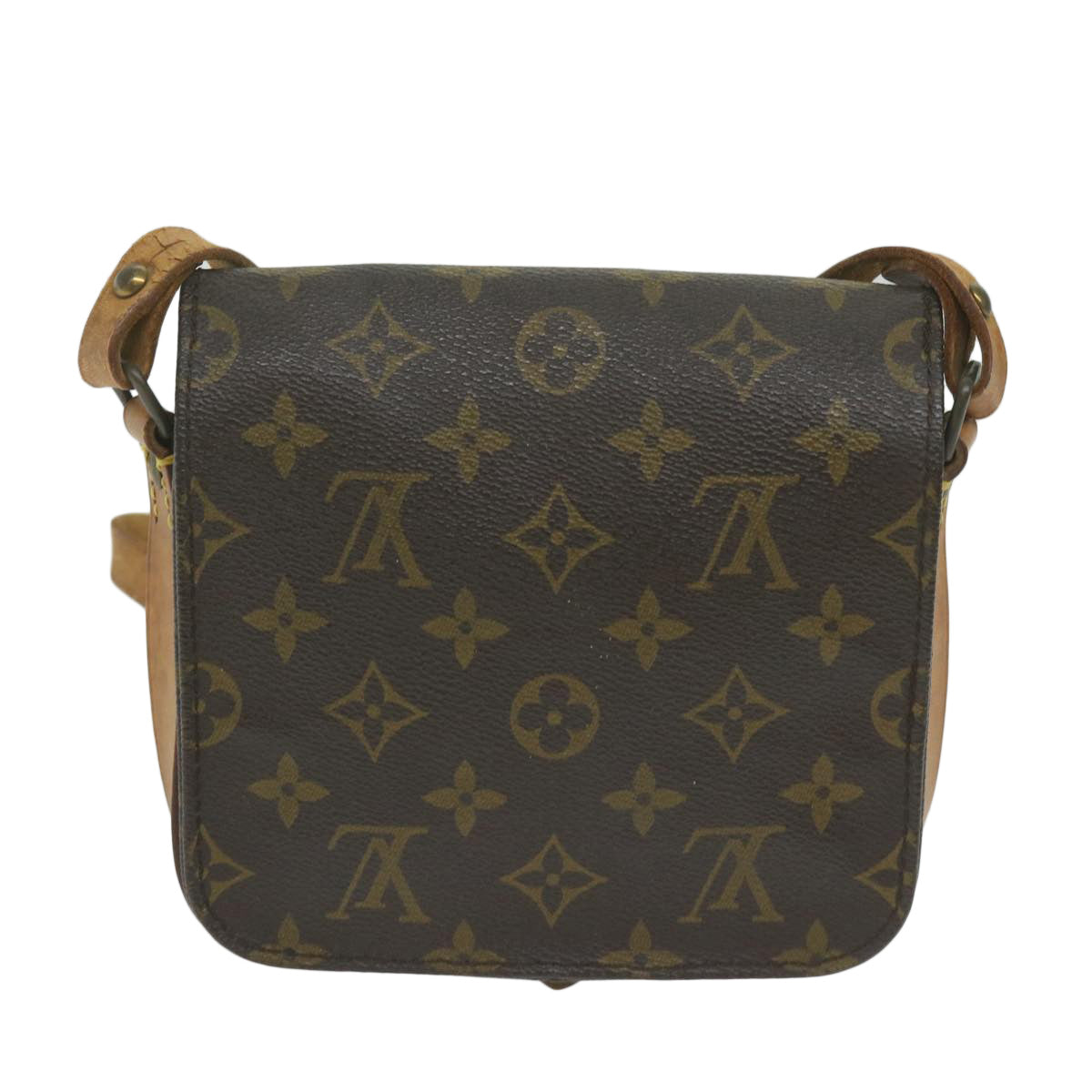 LOUIS VUITTON Monogram Cartouchiere PM Shoulder Bag M51254 LV Auth 63226