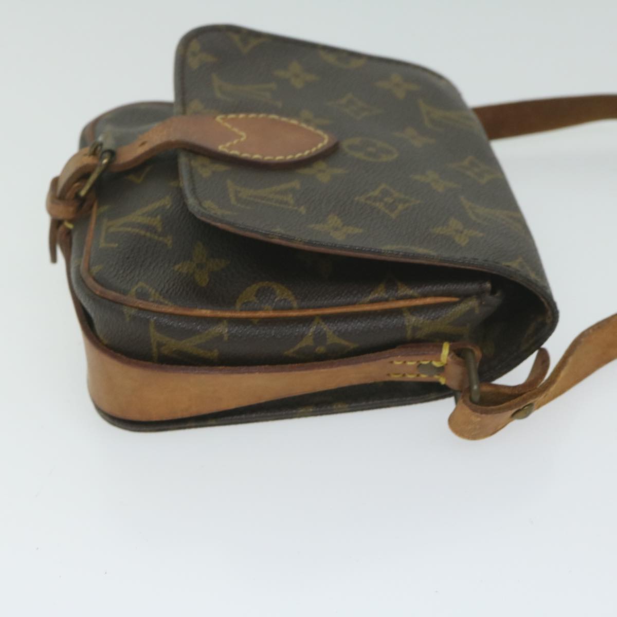 LOUIS VUITTON Monogram Cartouchiere PM Shoulder Bag M51254 LV Auth 63226