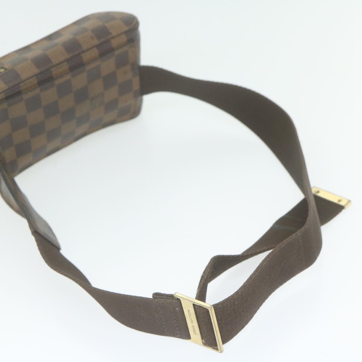 LOUIS VUITTON Damier Ebene Geronimos Shoulder Bag N51994 LV Auth 63228