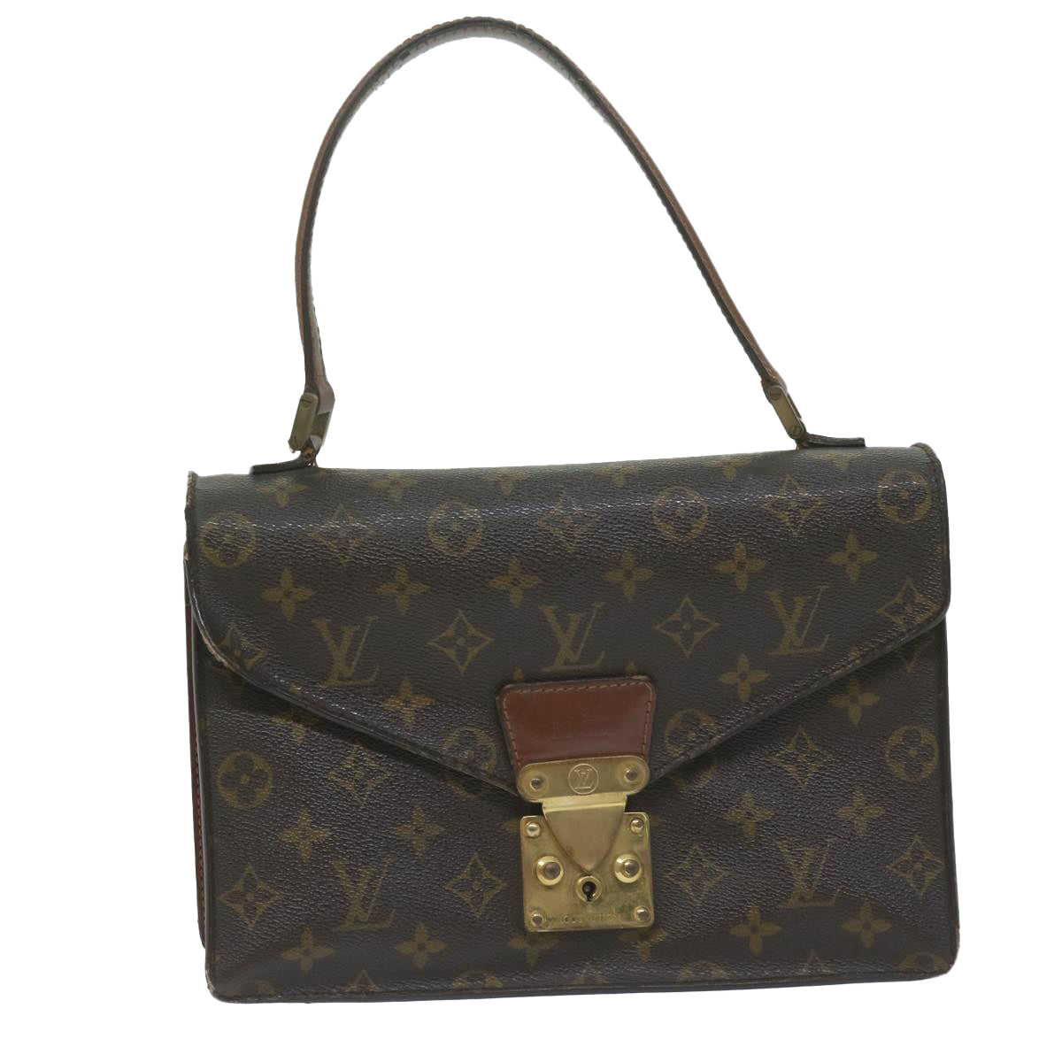 LOUIS VUITTON Monogram Concorde Hand Bag M51190 LV Auth 63231