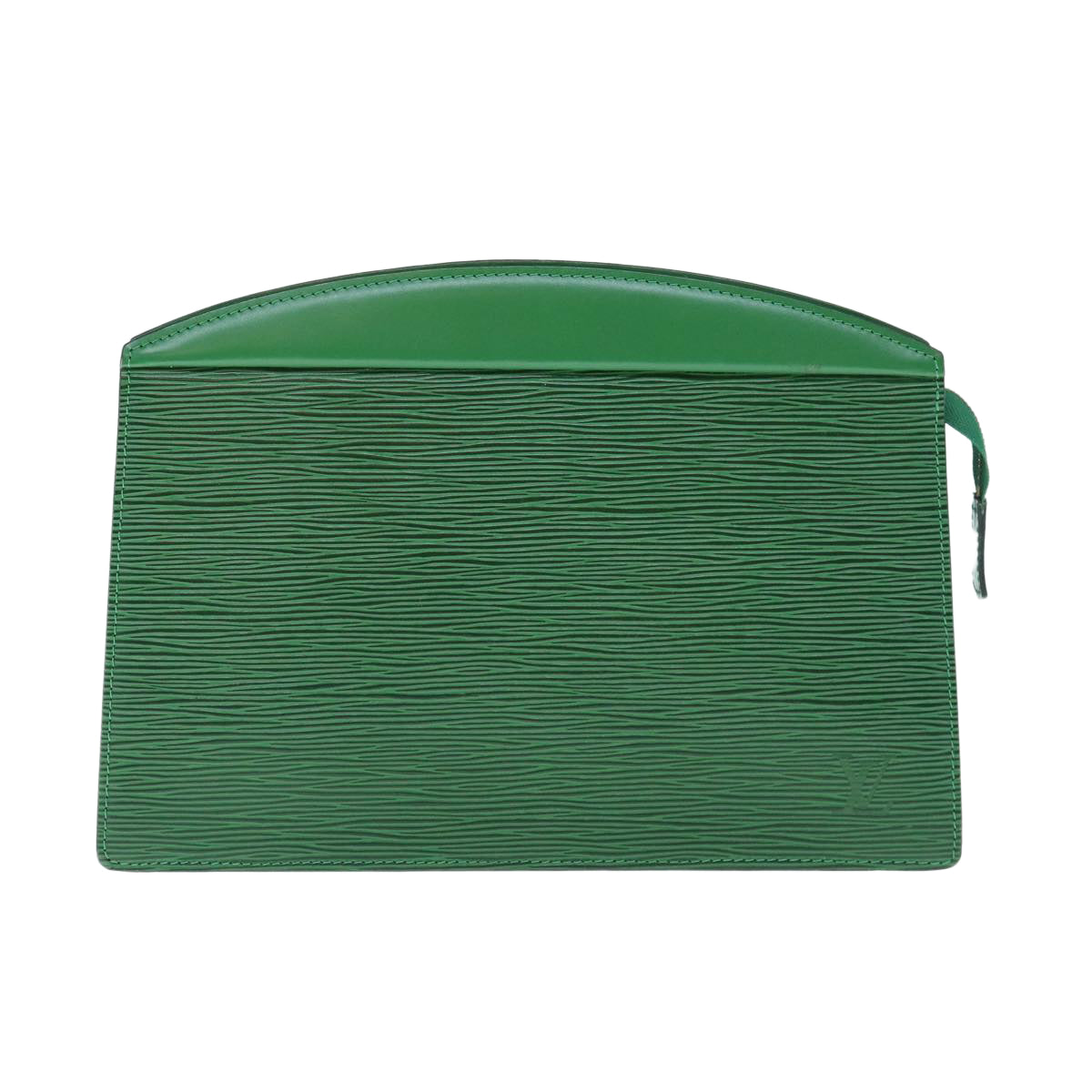 LOUIS VUITTON Epi Trousse Crete Pouch Green M48404 LV Auth 63234