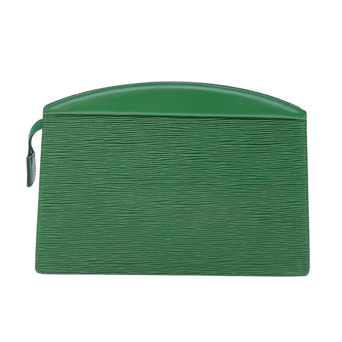 LOUIS VUITTON Epi Trousse Crete Pouch Green M48404 LV Auth 63234