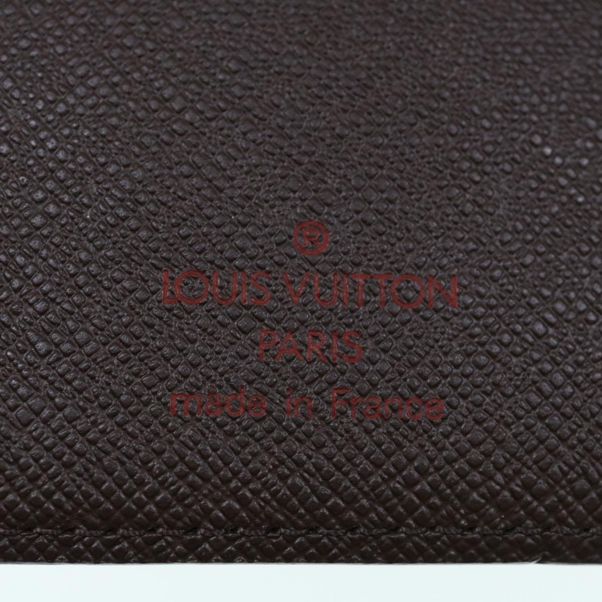 LOUIS VUITTON Damier Ebene Agenda MM Day Planner Cover R20240 LV Auth 63236