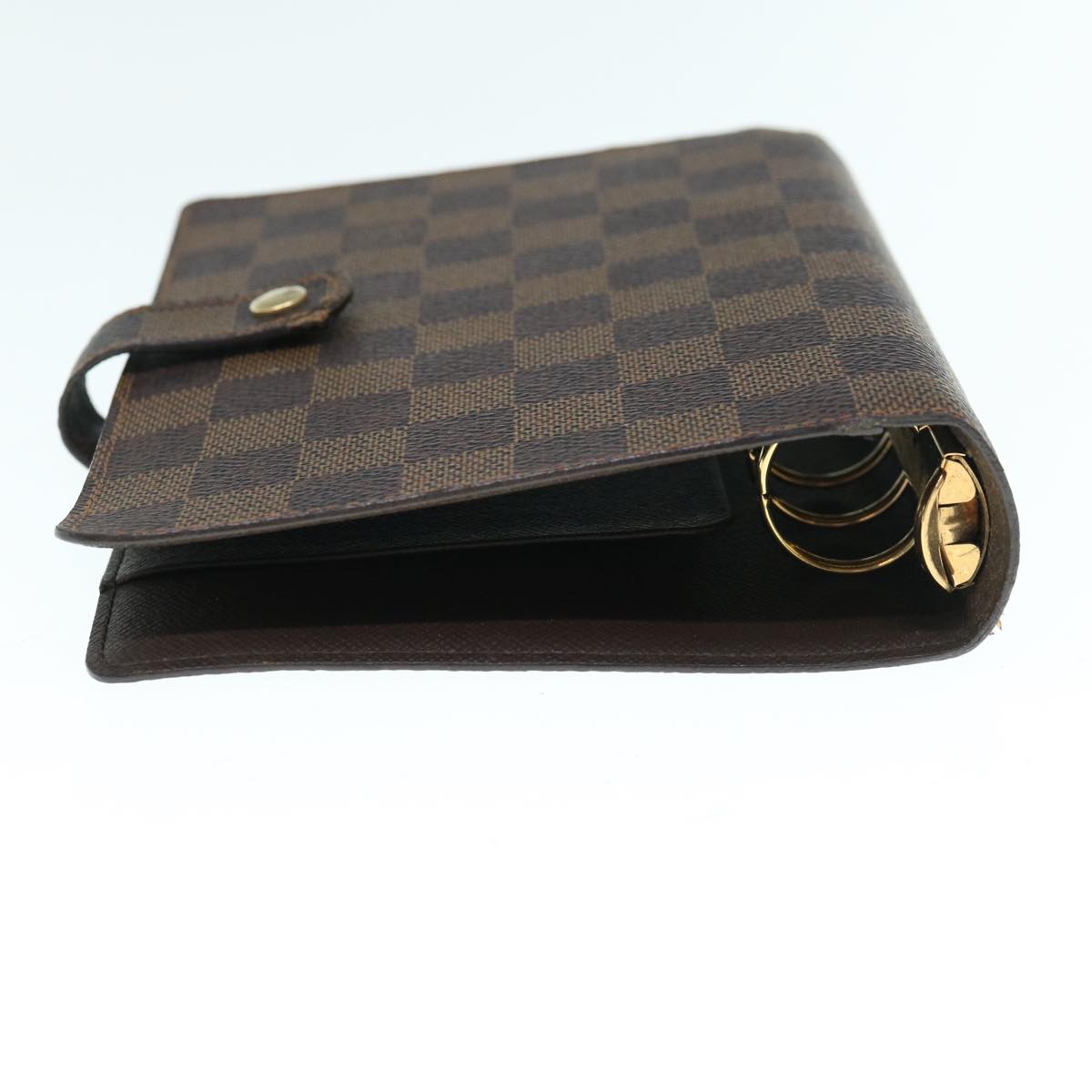 LOUIS VUITTON Damier Ebene Agenda MM Day Planner Cover R20240 LV Auth 63236