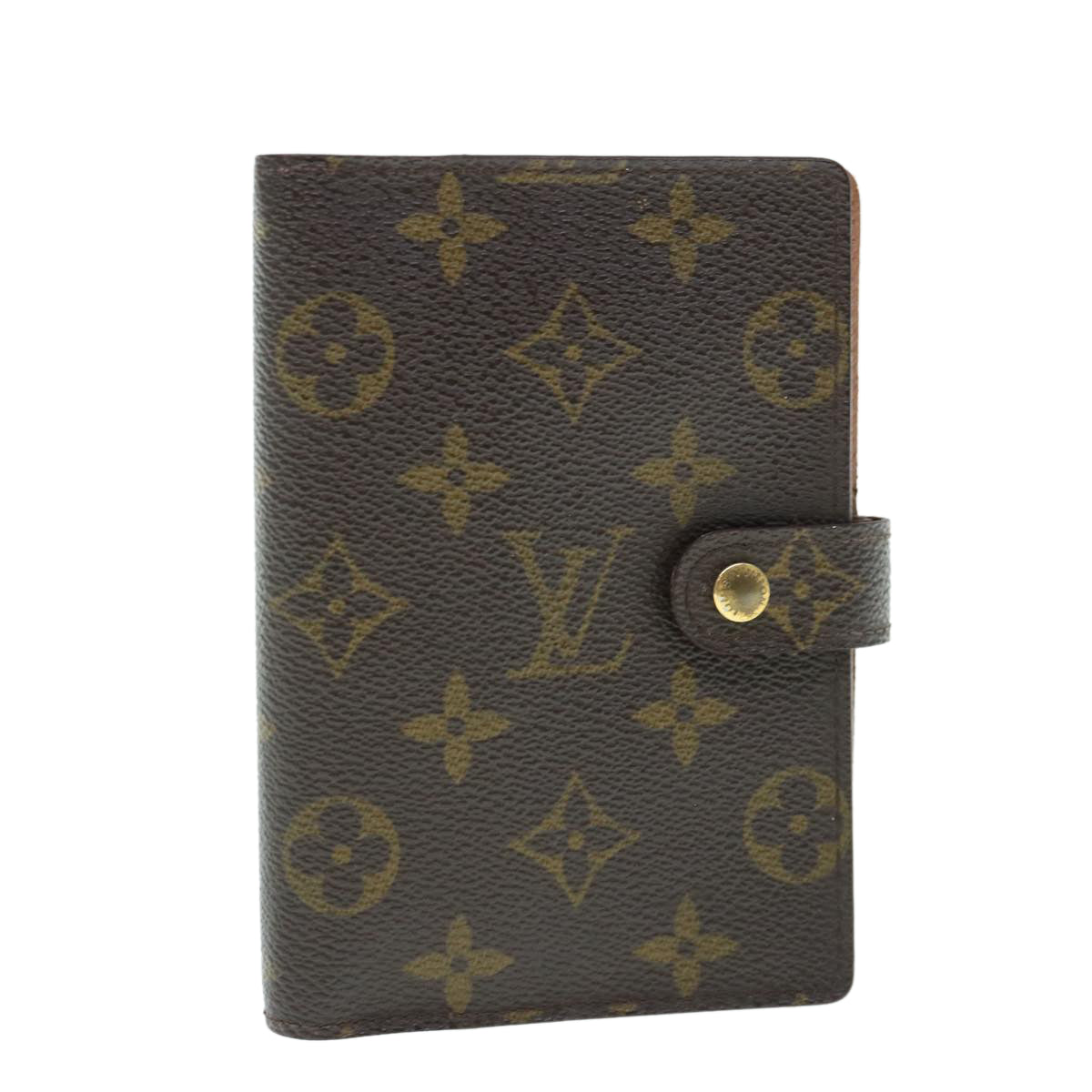 LOUIS VUITTON Monogram Agenda PM Day Planner Cover R20005 LV Auth 63238