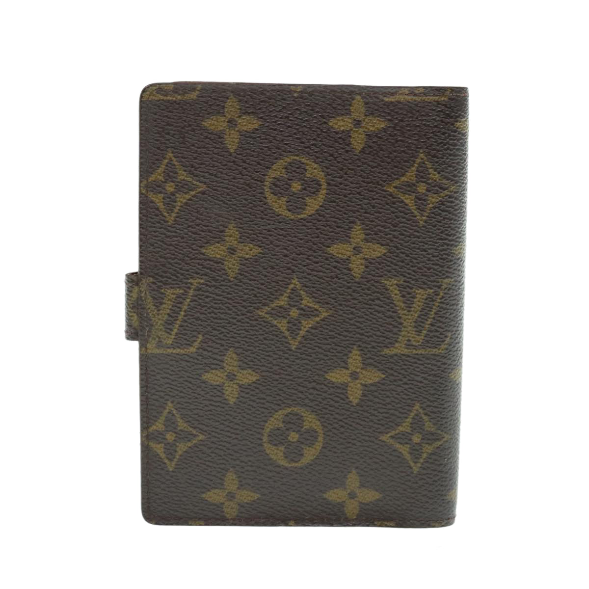 LOUIS VUITTON Monogram Agenda PM Day Planner Cover R20005 LV Auth 63238