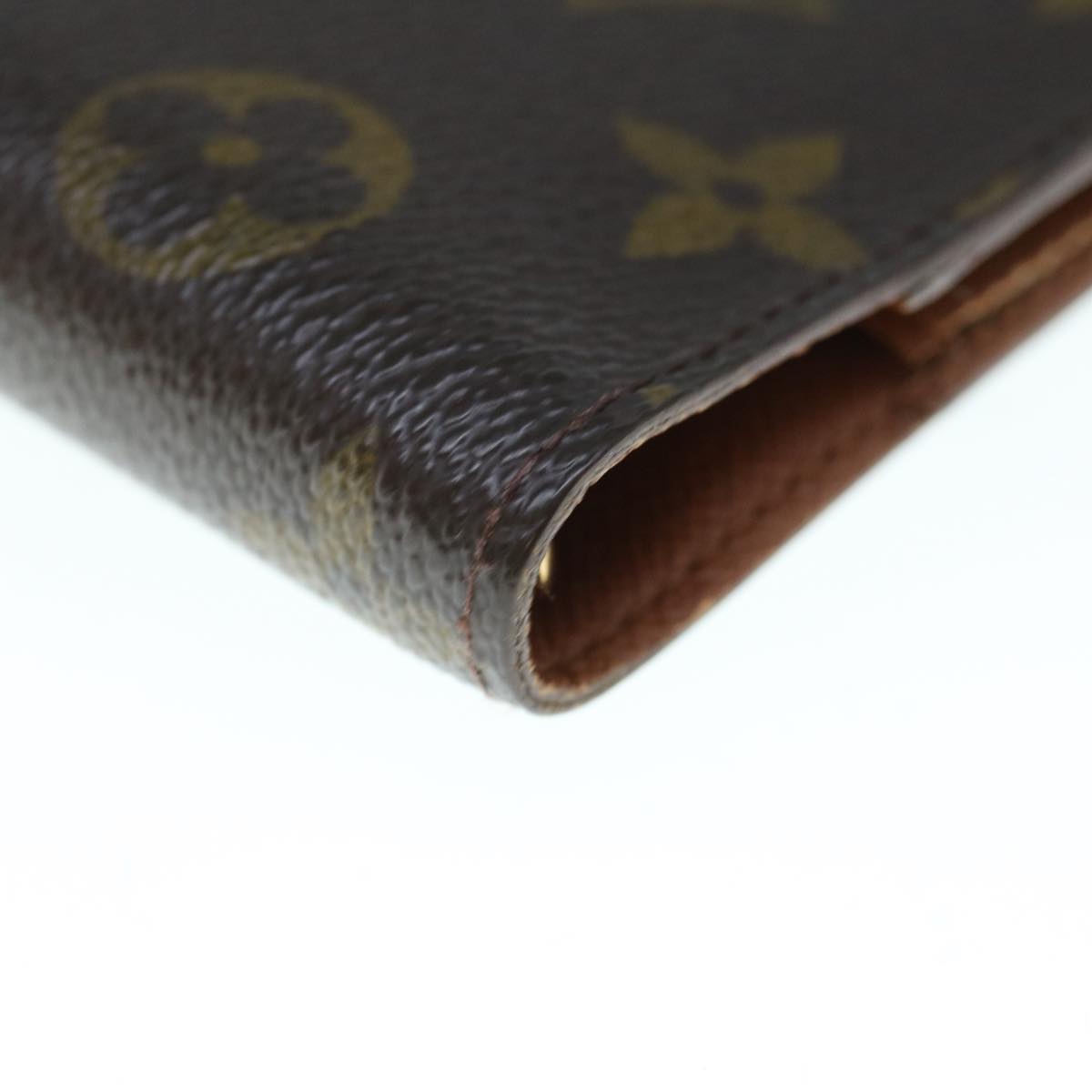 LOUIS VUITTON Monogram Agenda PM Day Planner Cover R20005 LV Auth 63238