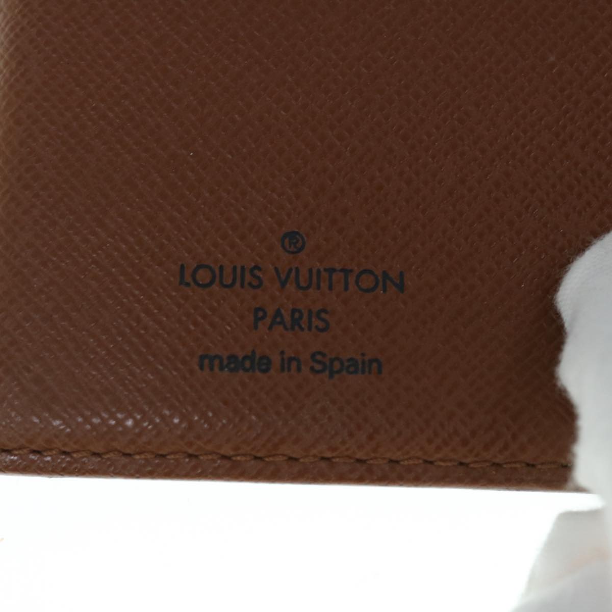 LOUIS VUITTON Monogram Agenda PM Day Planner Cover R20005 LV Auth 63238