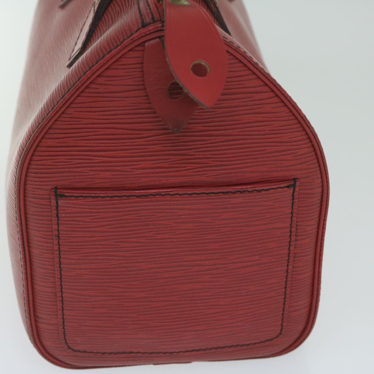 LOUIS VUITTON Epi Speedy 25 Hand Bag Castilian Red M43017 LV Auth 63241