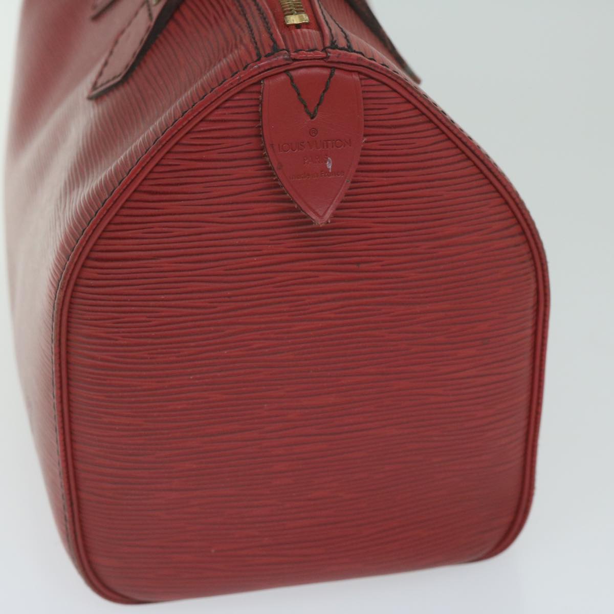 LOUIS VUITTON Epi Speedy 25 Hand Bag Castilian Red M43017 LV Auth 63241