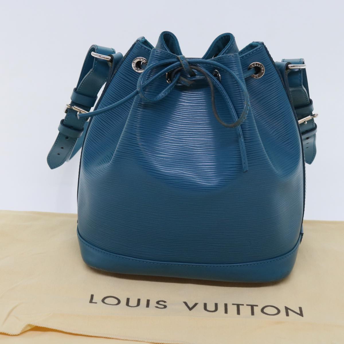 LOUIS VUITTON Epi Noe BB Shoulder Bag Blue Cyan M40846 LV Auth 63245