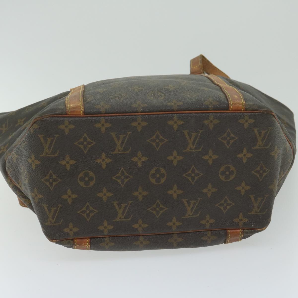 LOUIS VUITTON Monogram Sac Shopping Tote Bag M51108 LV Auth 63254