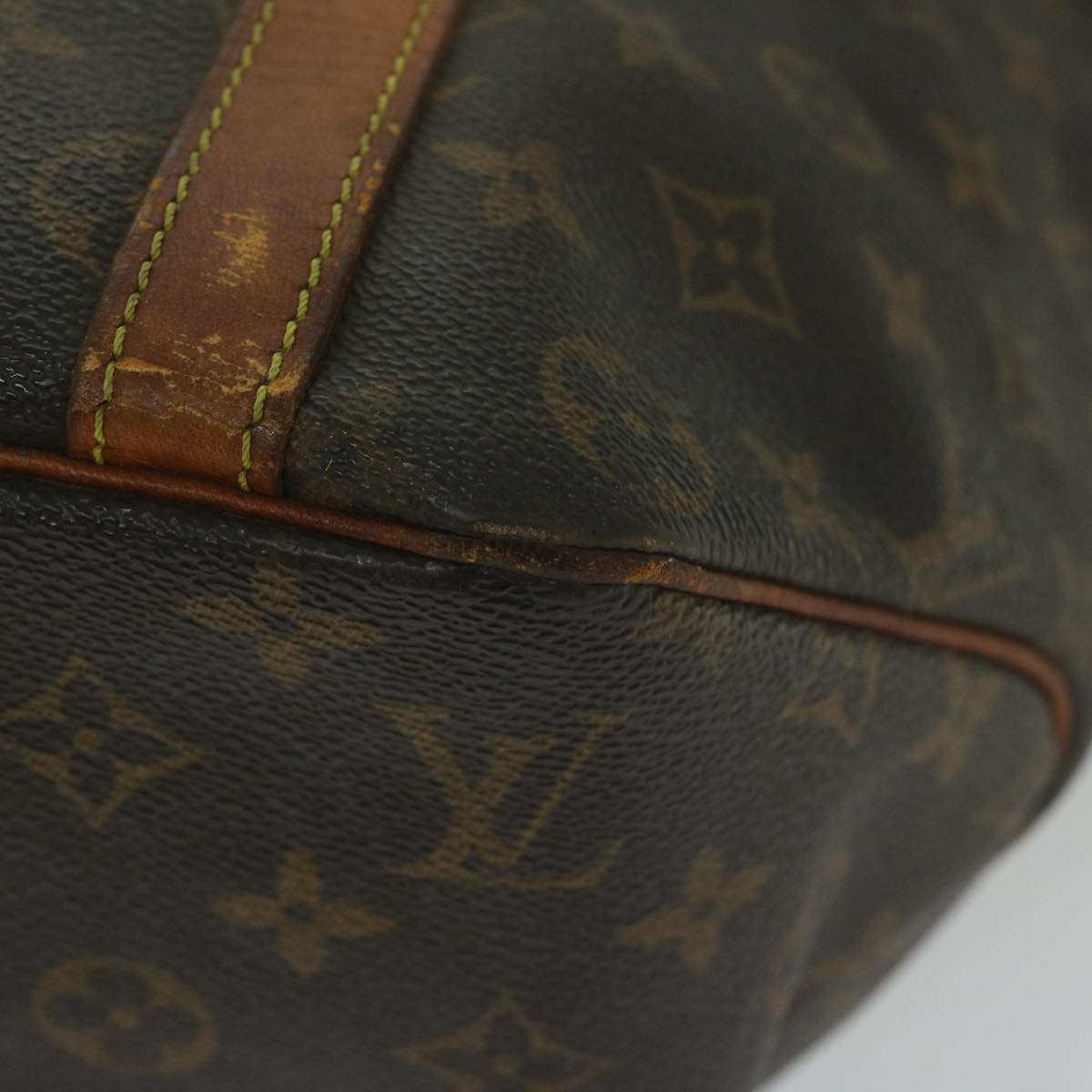 LOUIS VUITTON Monogram Sac Shopping Tote Bag M51108 LV Auth 63254