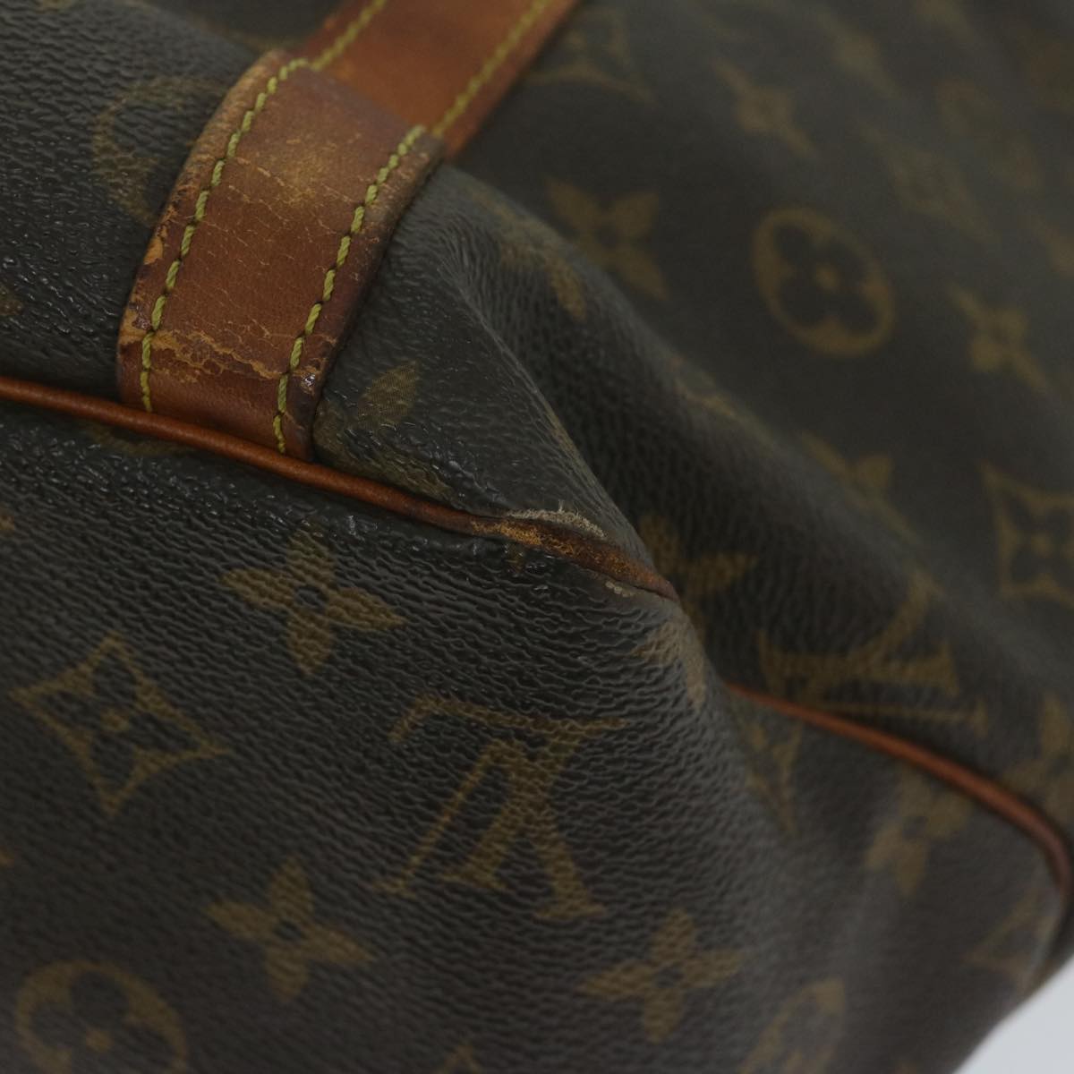 LOUIS VUITTON Monogram Sac Shopping Tote Bag M51108 LV Auth 63254