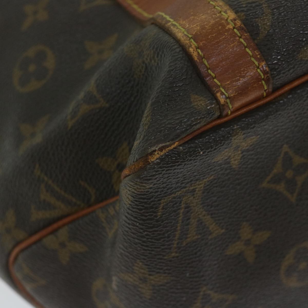 LOUIS VUITTON Monogram Sac Shopping Tote Bag M51108 LV Auth 63254