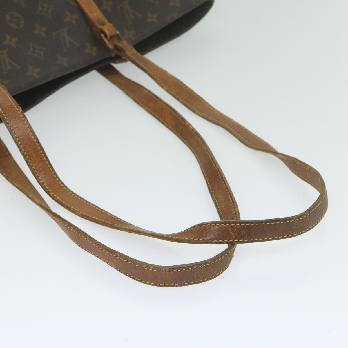 LOUIS VUITTON Monogram Sac Shopping Tote Bag M51108 LV Auth 63254