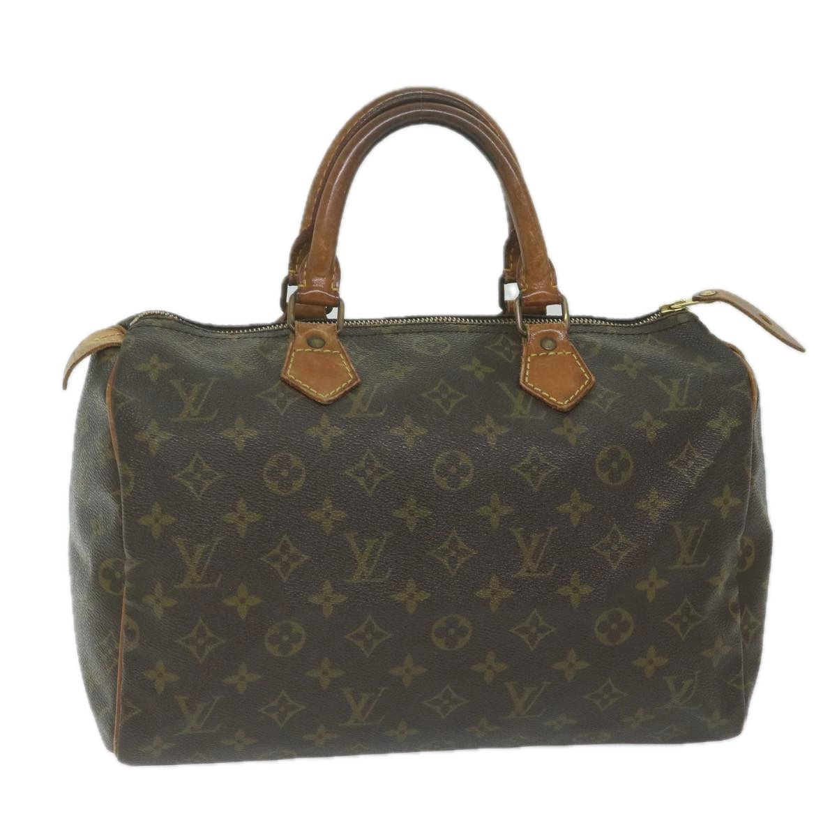 LOUIS VUITTON Monogram Speedy 30 Hand Bag M41526 LV Auth 63263