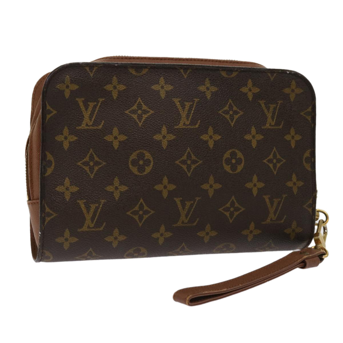 LOUIS VUITTON Monogram Orsay Clutch Bag M51790 LV Auth 63270