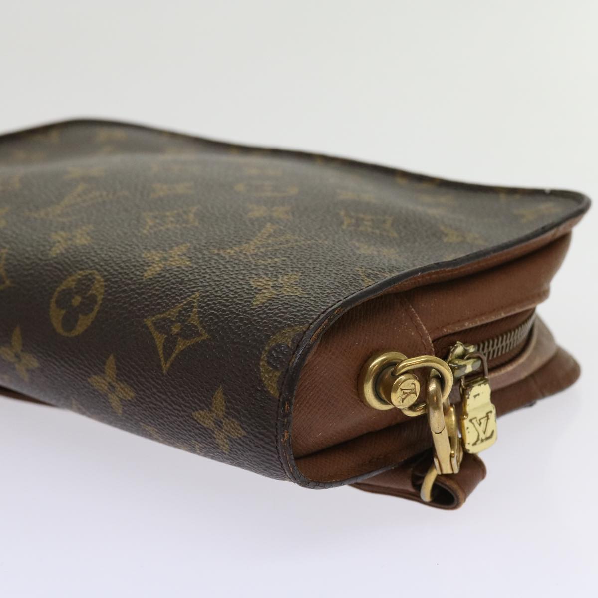 LOUIS VUITTON Monogram Orsay Clutch Bag M51790 LV Auth 63270