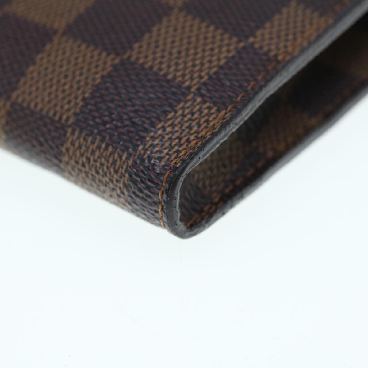 LOUIS VUITTON Damier Ebene Marais Pouch LV Auth 63274