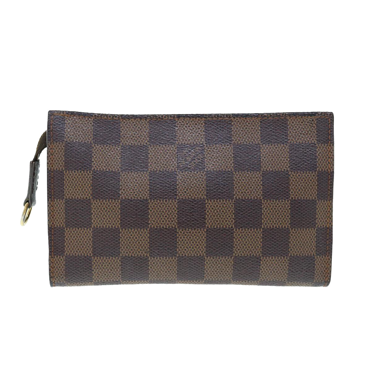 LOUIS VUITTON Damier Ebene Marais Pouch LV Auth 63274