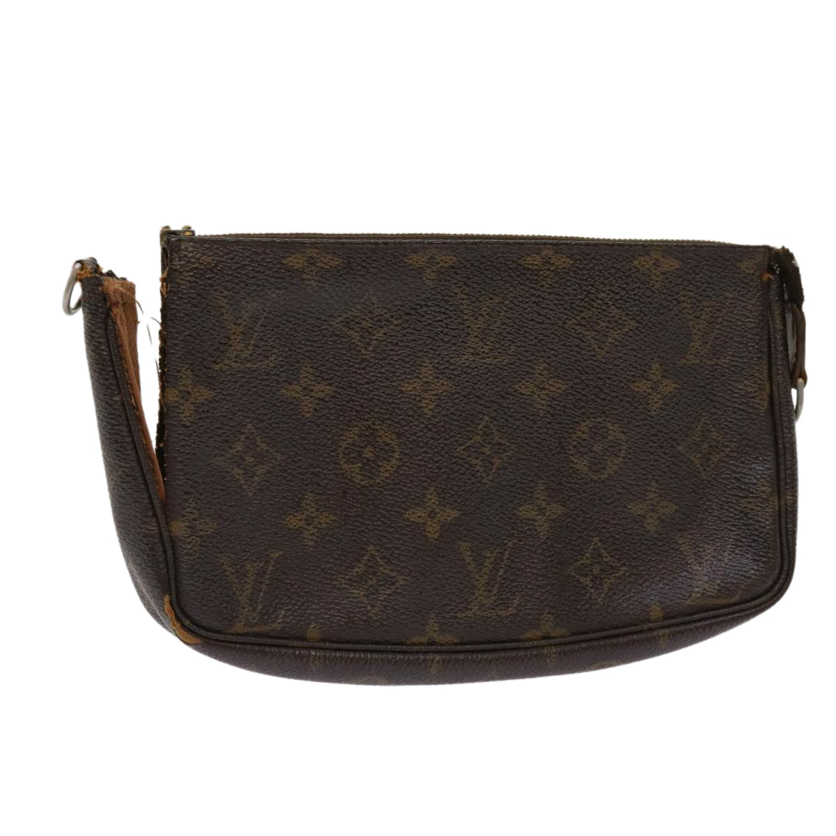 LOUIS VUITTON Monogram Pochette Accessoires Pouch M51980 LV Auth 63275