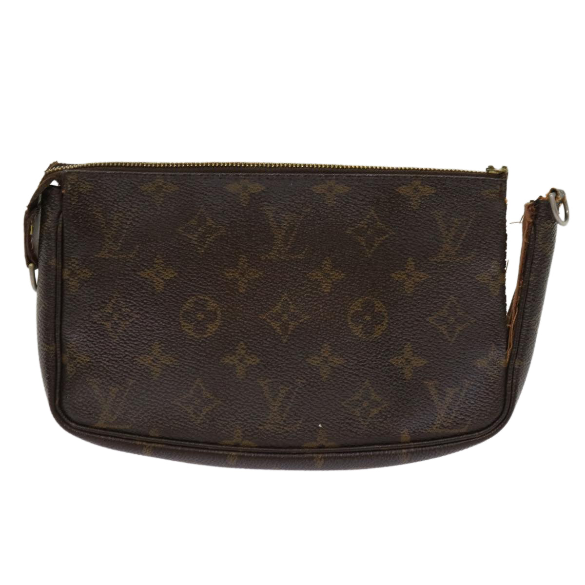 LOUIS VUITTON Monogram Pochette Accessoires Pouch M51980 LV Auth 63275