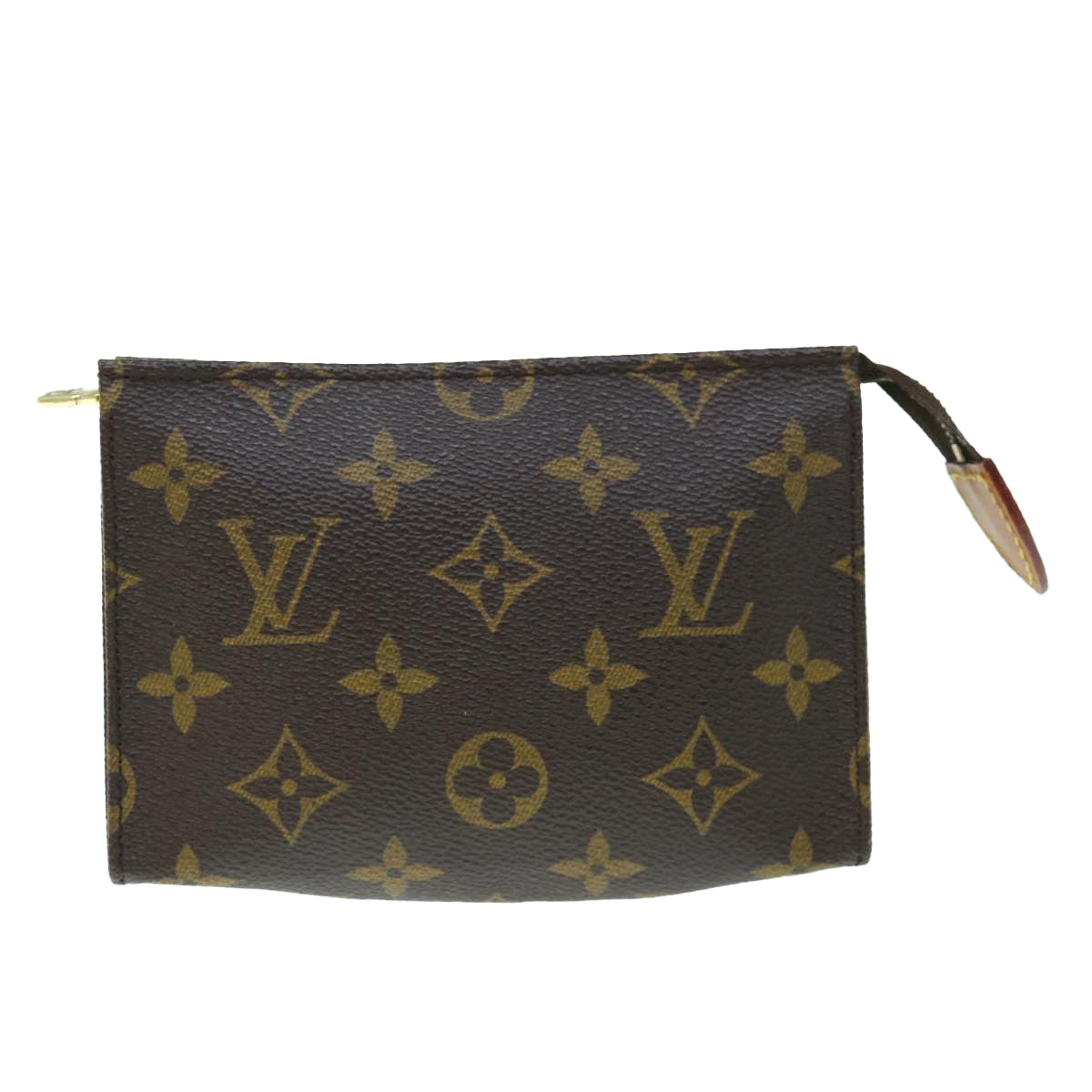 LOUIS VUITTON Monogram Poche Toilette 15 Pouch M47546 LV Auth 63279