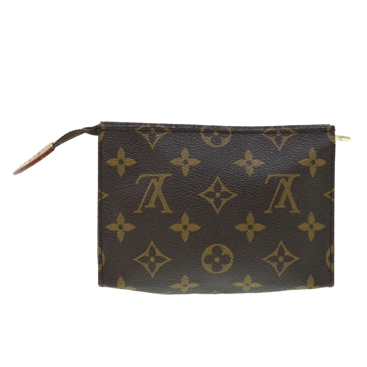 LOUIS VUITTON Monogram Poche Toilette 15 Pouch M47546 LV Auth 63279