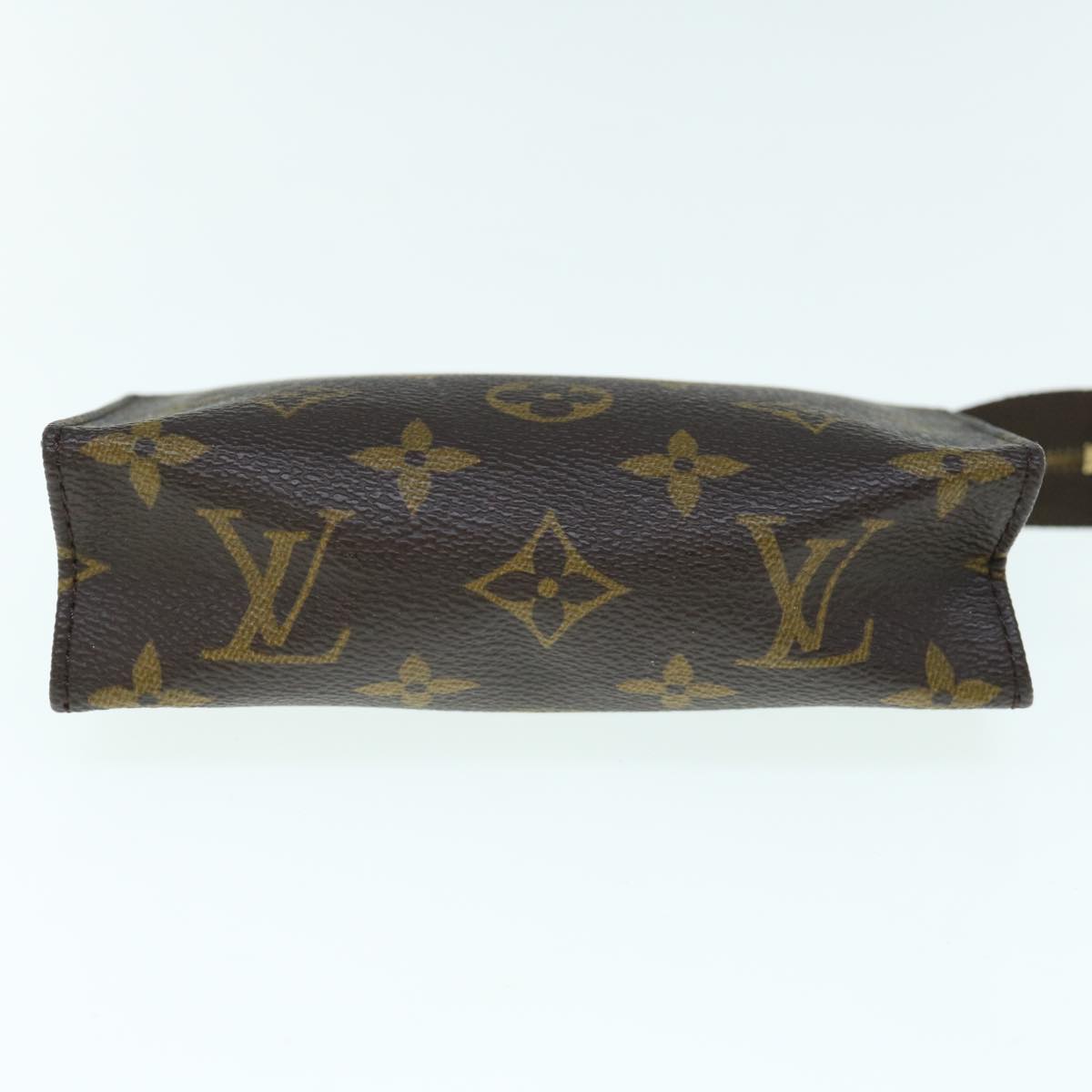 LOUIS VUITTON Monogram Poche Toilette 15 Pouch M47546 LV Auth 63279