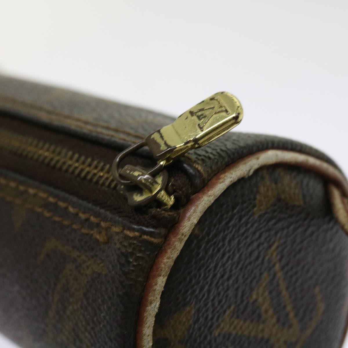 LOUIS VUITTON Monogram Trousse Rondo Pouch M47630 LV Auth 63291